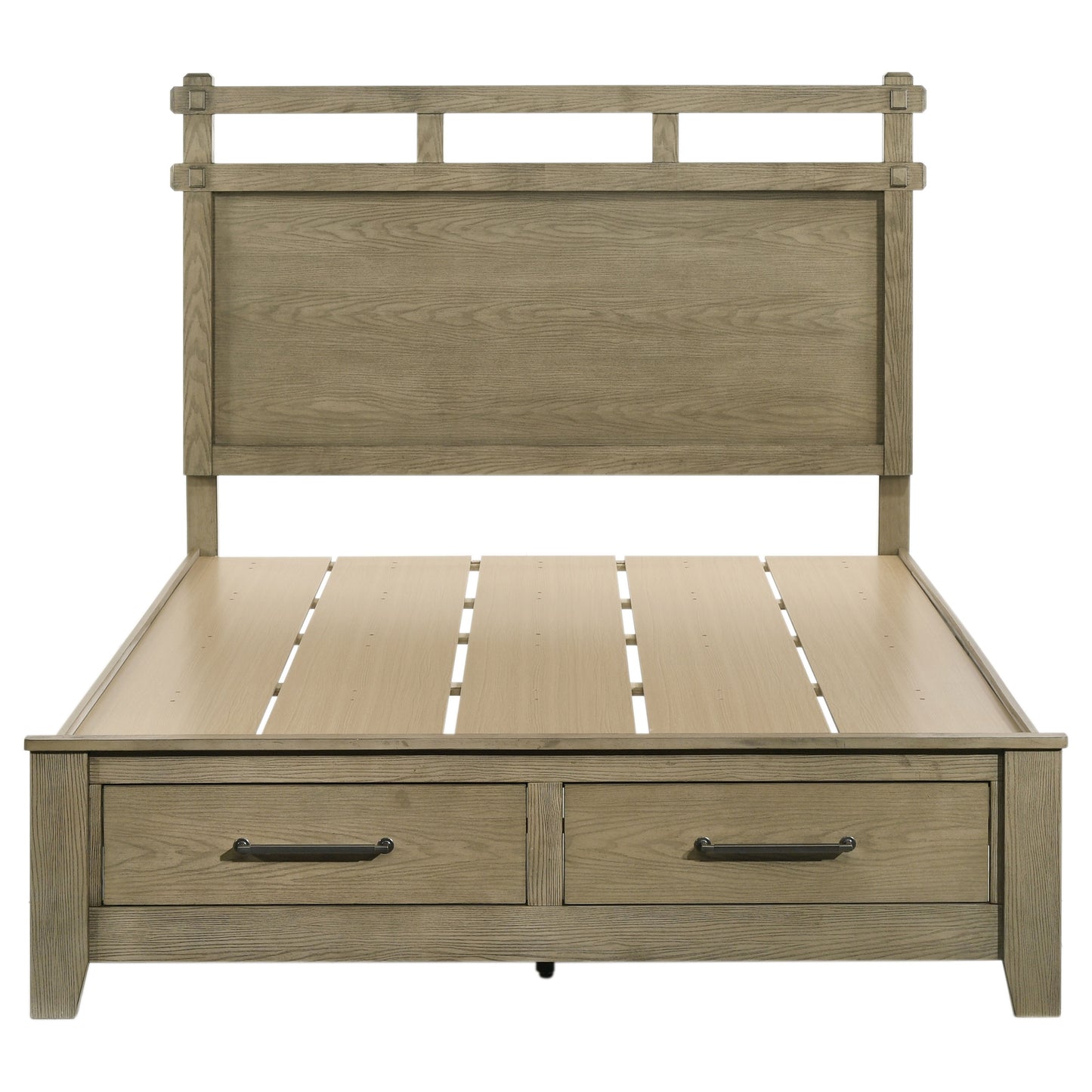 Hazlewood 59-inch Panel Storage Bed Vineyard Oak