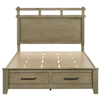 Hazlewood 59-inch Panel Storage Bed Vineyard Oak
