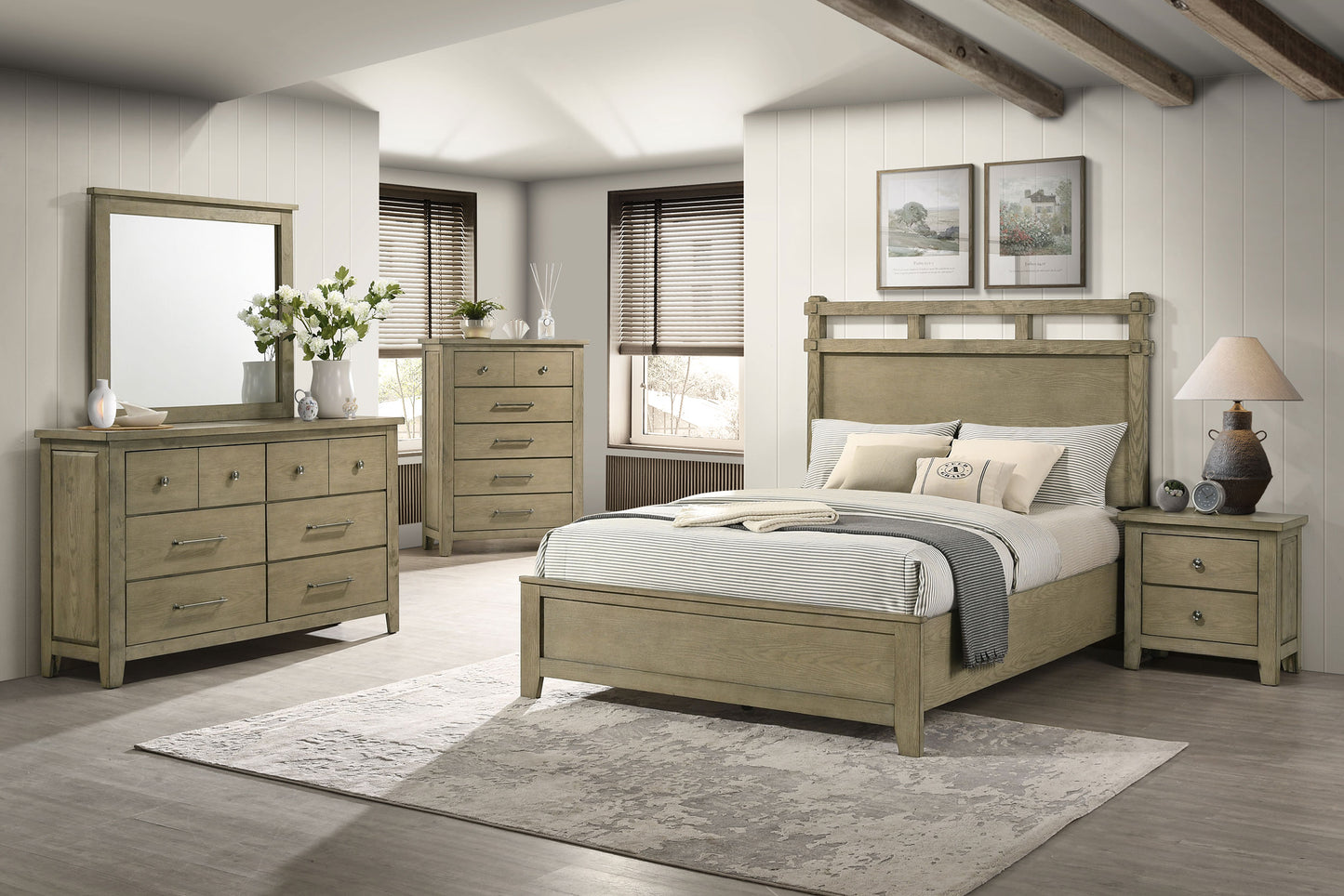 Hazlewood  Bedroom Set Vineyard Oak