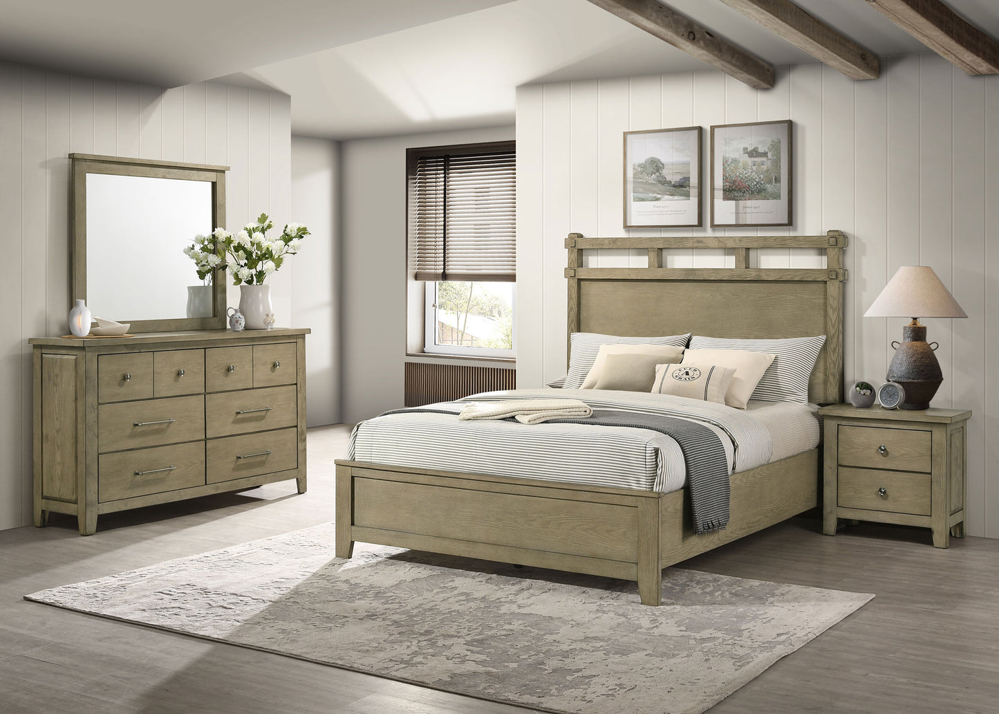 Hazlewood  Bedroom Set Vineyard Oak