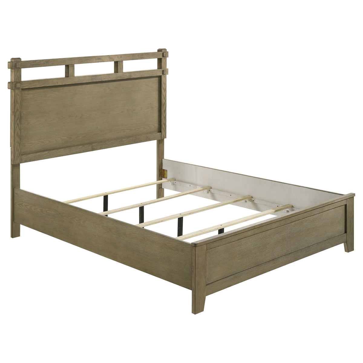 Hazlewood 59-inch Panel Storage Bed Vineyard Oak