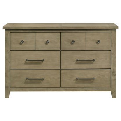 Hazlewood 6-drawer Bedroom Dresser Cabinet Vineyard Oak