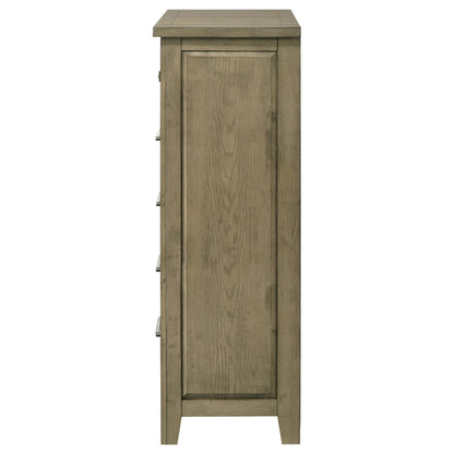 Hazlewood 5-drawer Bedroom Chest of Drawers Vineyard Oak