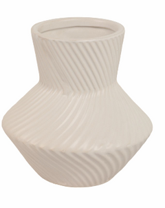 Holcombford White Vase 8"(in)