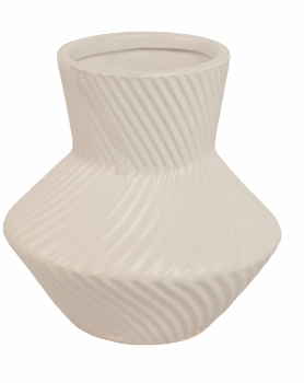 Holcombford White Vase 8"(in)