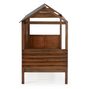 Log Cabin Low Loft Bed