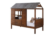 Log Cabin Low Loft Bed