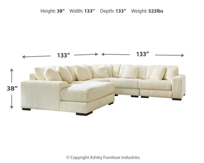 Lindyn 5-Piece Sectional with Chaise
