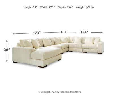 Lindyn 6-Piece Sectional with Chaise