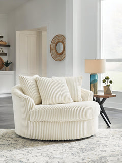 Lindyn Oversized Swivel Accent Chair