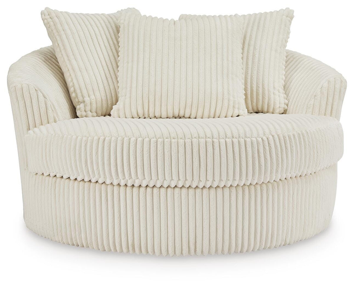 Lindyn Oversized Swivel Accent Chair