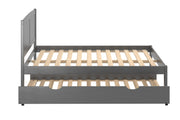 Louver Bed with Twin Trundle