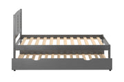 Louver Bed with Trundle