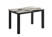 Resia Dining Table-Faux Marble