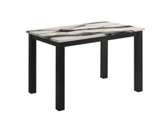 Resia Dining Table-Faux Marble