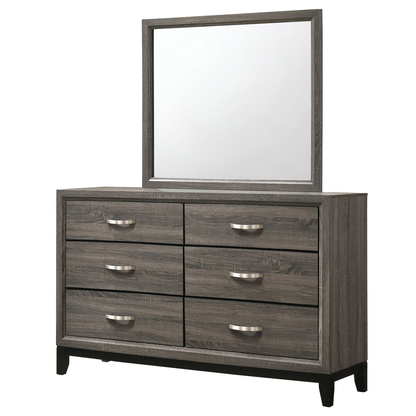 Watson 6-drawer Dresser Grey Oak