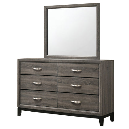 Watson 6-drawer Dresser Grey Oak