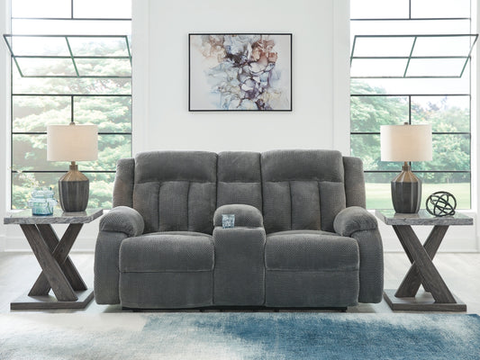 Greely Bend DBL REC PWR Loveseat w/Console