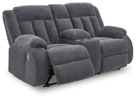 Greely Bend Double Power Reclining Loveseat w/ Console