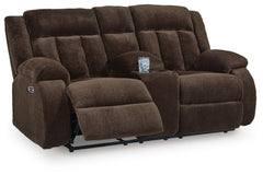 Greely Bend Power Reclining Loveseat with Console