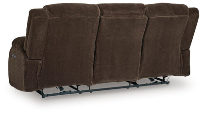 Greely Bend Power Reclining Sofa with Drop Down Table