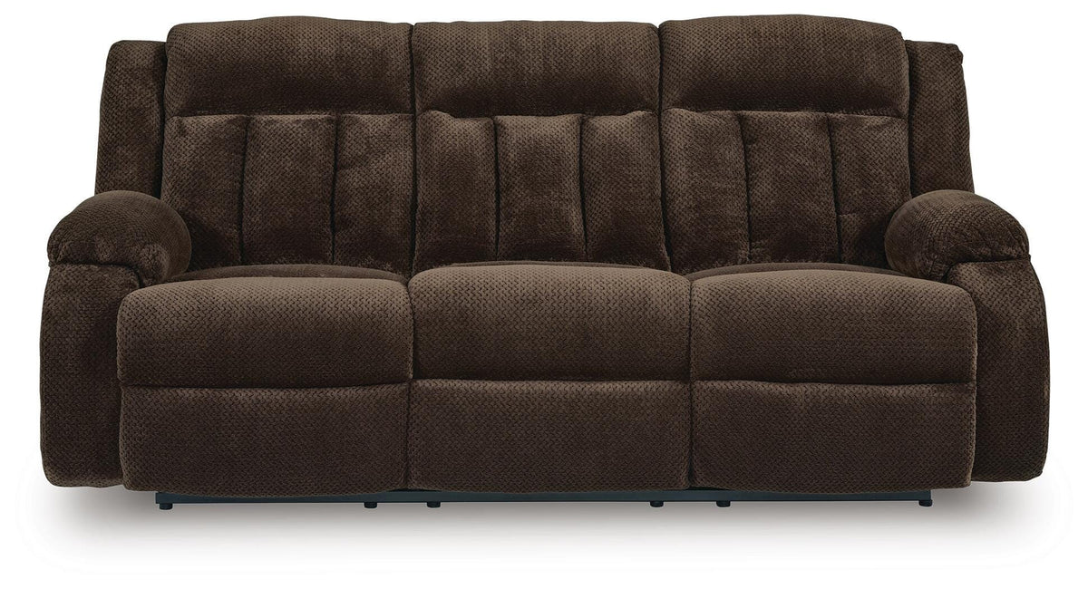 Greely Bend Power Reclining Sofa with Drop Down Table