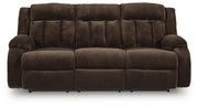 Greely Bend Power Reclining Sofa with Drop Down Table