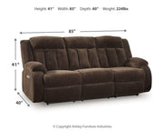 Greely Bend Power Reclining Sofa with Drop Down Table