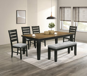 Bardstown Dining Table Wheat Charcoal