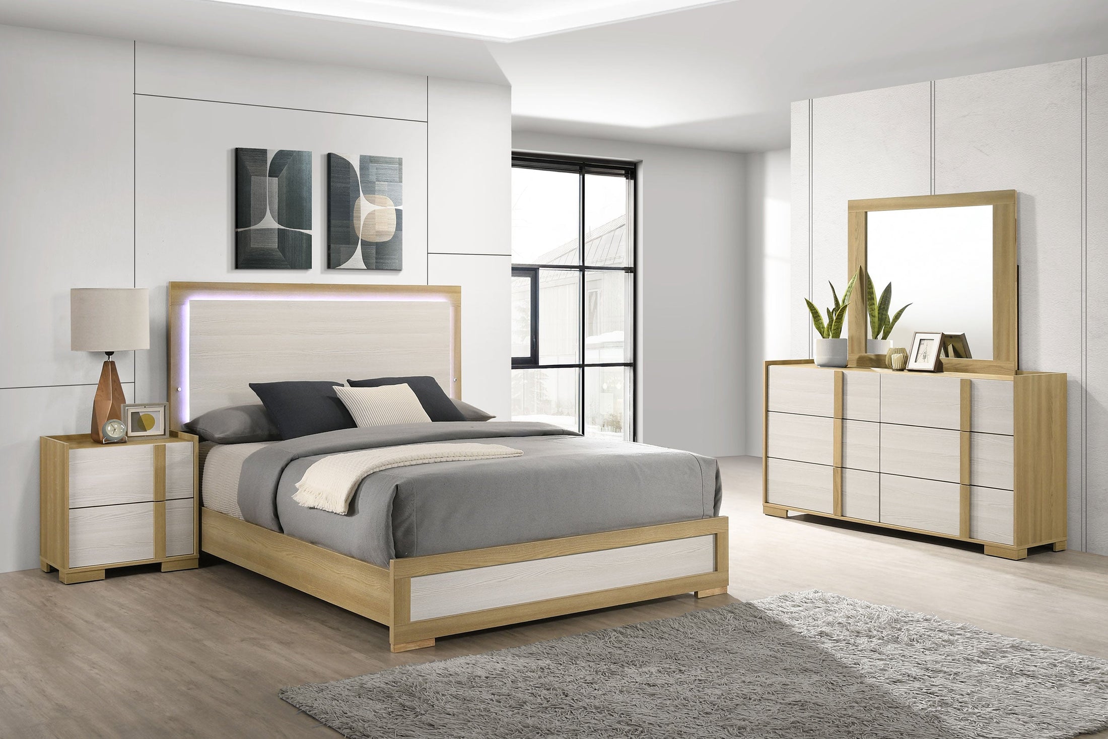Juego de dormitorio Hyland Natural