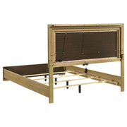 Cabecero de cama con paneles LED Hyland color natural