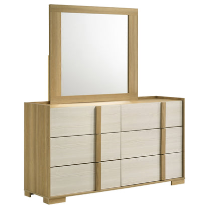 Hyland 6-drawer Dresser Natural