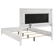 Cassia LED Bedroom Set White High Gloss