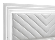 Cassia LED Panel Bed White High Gloss