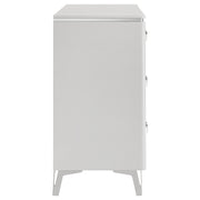 Cassia 6-drawer Bedroom Dresser Cabinet White High Gloss