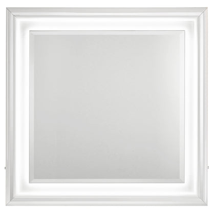 Cassia Dresser Mirror White High Gloss