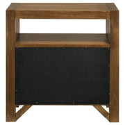 Adderley 2-drawer Nightstand Bedside Table Warm Brown