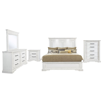 McKinney 4-piece Queen Bedroom Set Vintage White