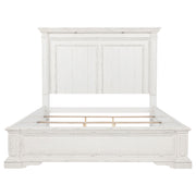 McKinney LED Light Panel Bed Vintage White