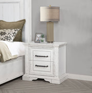 McKinney 2-drawer Nightstand with Dual USB Vintage White