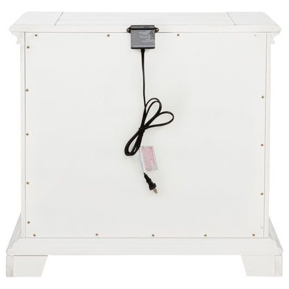 McKinney 2-drawer Nightstand with Dual USB Vintage White