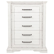McKinney 5-drawer Bedroom Chest of Drawers Vintage White