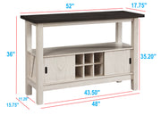 Maribelle Server Chalk Warm Grey