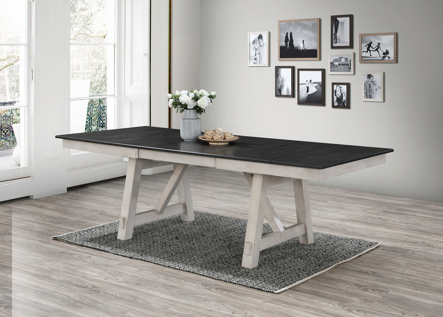 Maribelle Dining Table Chalk Warm Grey