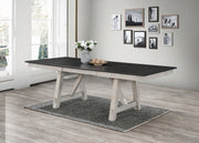 Maribelle Dining Table Chalk Warm Grey