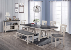 Maribelle Bench Chalk Warm Grey