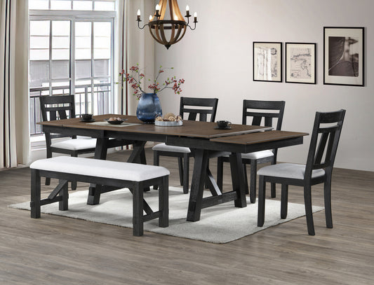 Maribelle Bench Wheat Charcoal