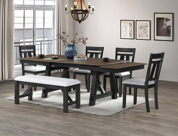 Maribelle Bench Wheat Charcoal