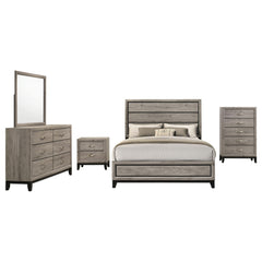 Valen Five-piece Queen Bedroom Set Light Taupe
