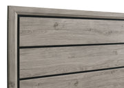 Valen Wood Queen Panel Bed Light Taupe